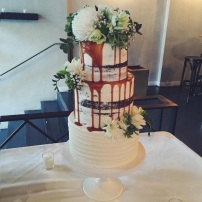 Our gorgeous wedding cake baked by Caked Out, a talented baker based in Adelaide South Australia.